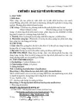 Chủ đề 5 Bài tập về muối nitrat